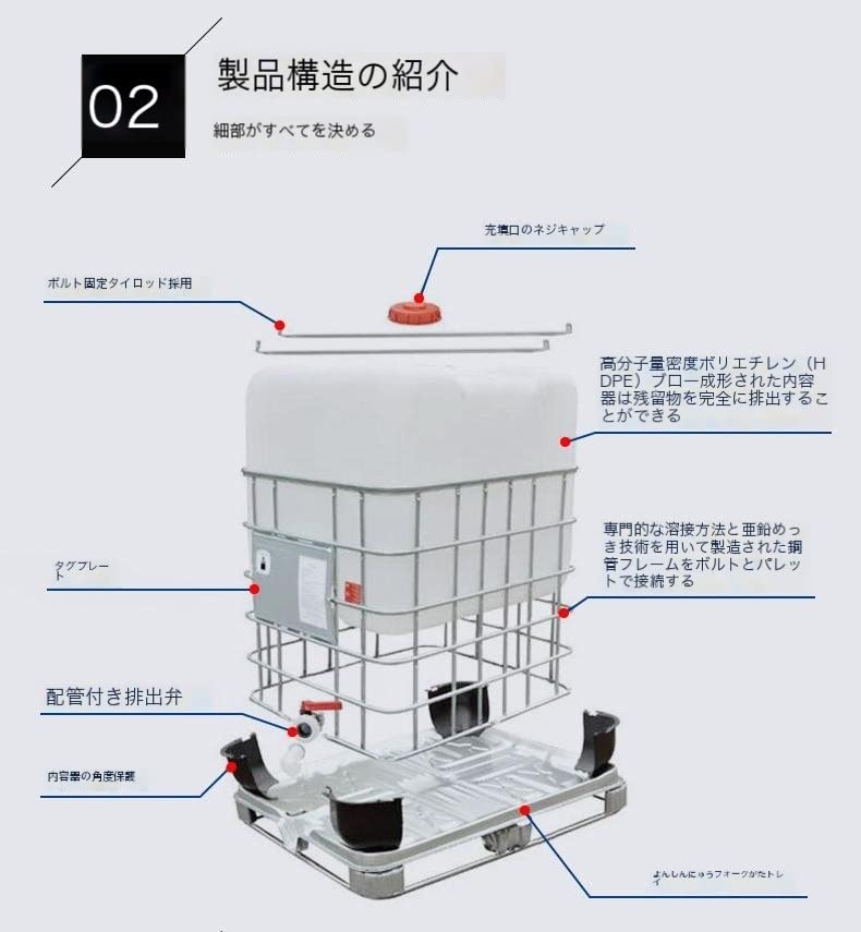 Amazon.co.jp: 貯水タンク 貯水槽500Lホームローリータンク本体